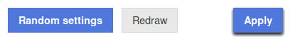 Previous word cloud regenerate buttons