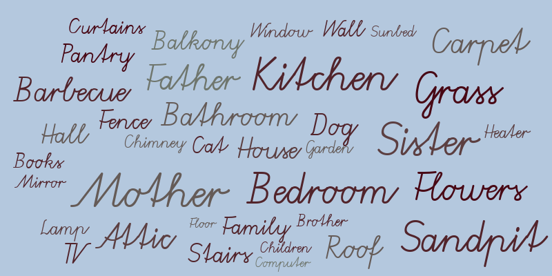 house cloud shapes and word generator