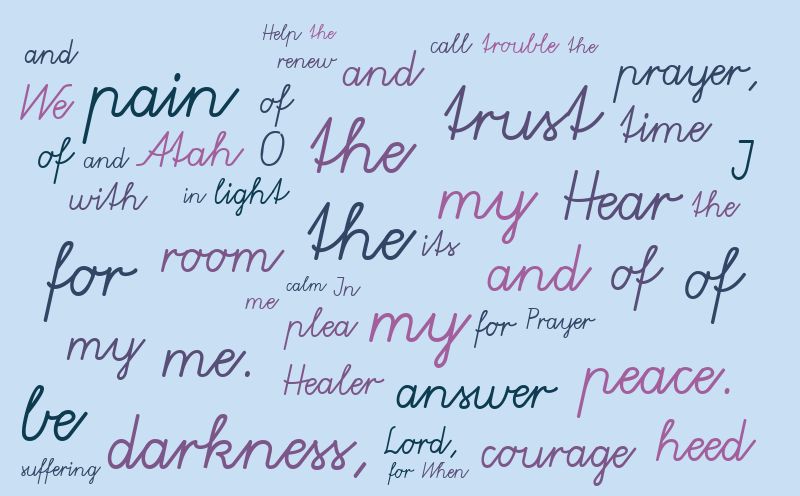healing – Word cloud – WordItOut