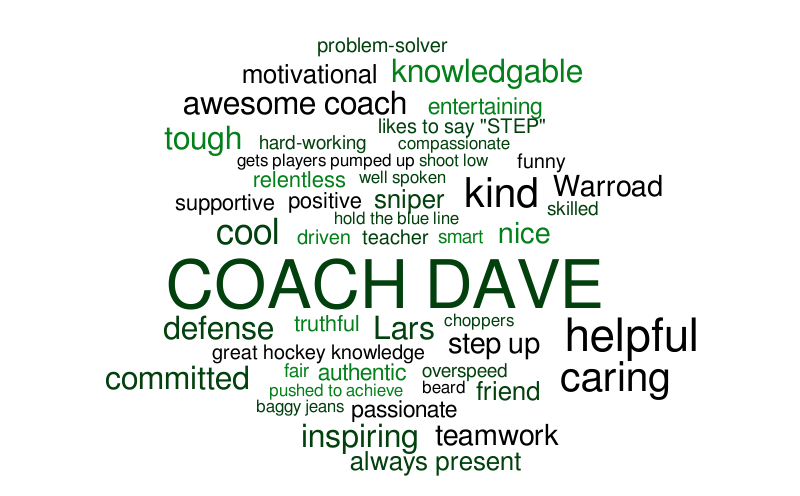 coach dave_2 – Word cloud – WordItOut