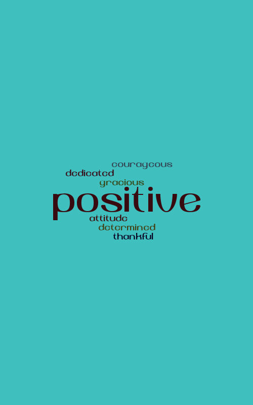 Positive – Word cloud – WordItOut