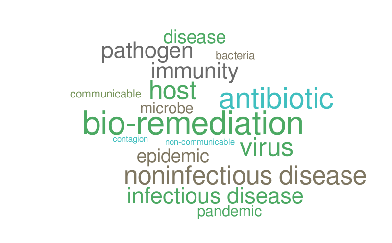 Diseases Vocabulary – Word cloud – WordItOut