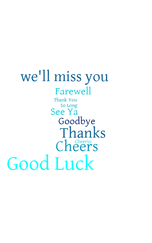 Goodbye1 – Word cloud – WordItOut