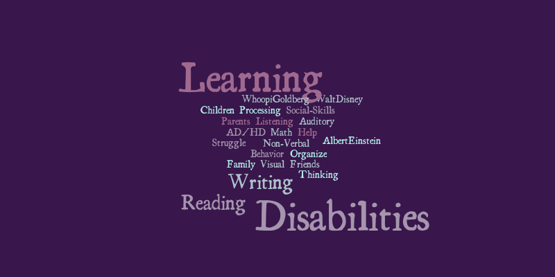 Learning Disabilities Word Cloud – Word cloud – WordItOut