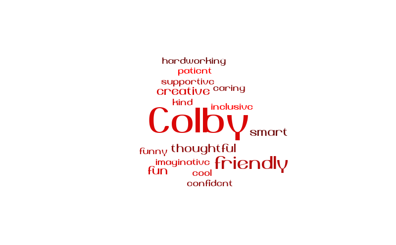 Happy Birthday Colby! – Word cloud – WordItOut