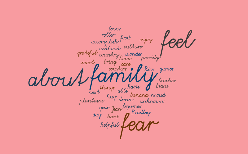 Bradley's Bio Poem – Word cloud – WordItOut