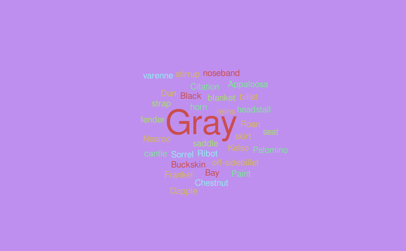 horse – Word cloud – WordItOut