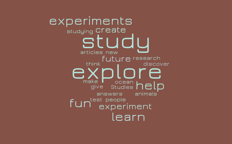 What does a scientist do – Word cloud – WordItOut