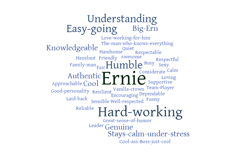 Word Cloud - Ernie – Word cloud – WordItOut