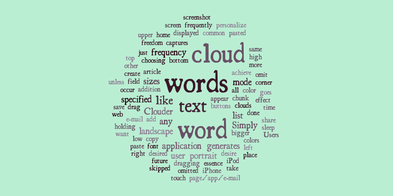 Word Clouder – Word Cloud – WordItOut